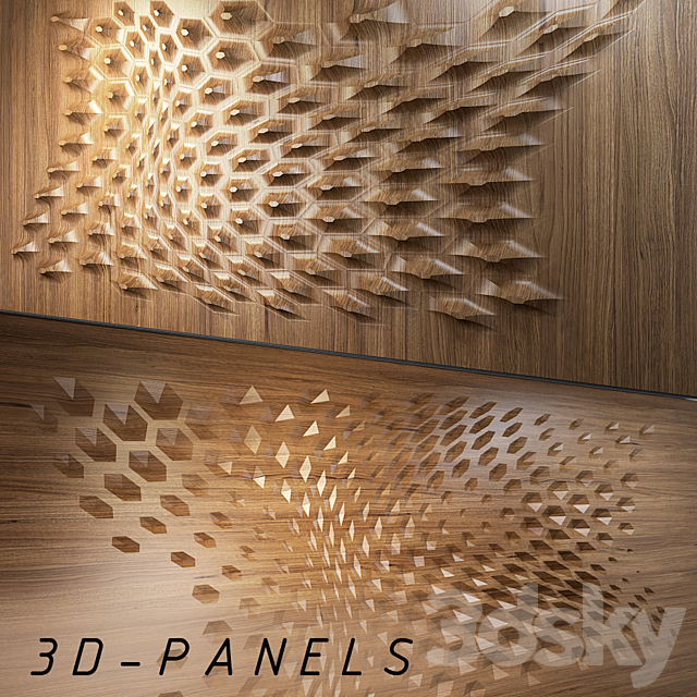 3D panel (parametric) 3DSMax File - thumbnail 1