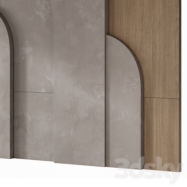 78 Wall Panel Arc 3DS Max Model - thumbnail 4