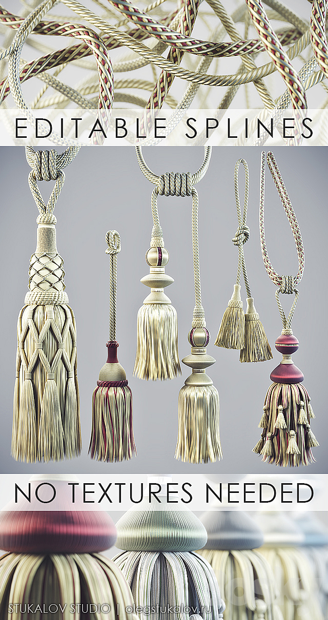 A large set of brushes. Part I 3DSMax File - thumbnail 1