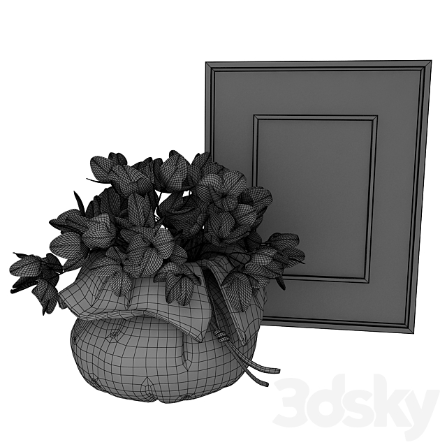 Accessories for bedrooms 3DS Max Model - thumbnail 2