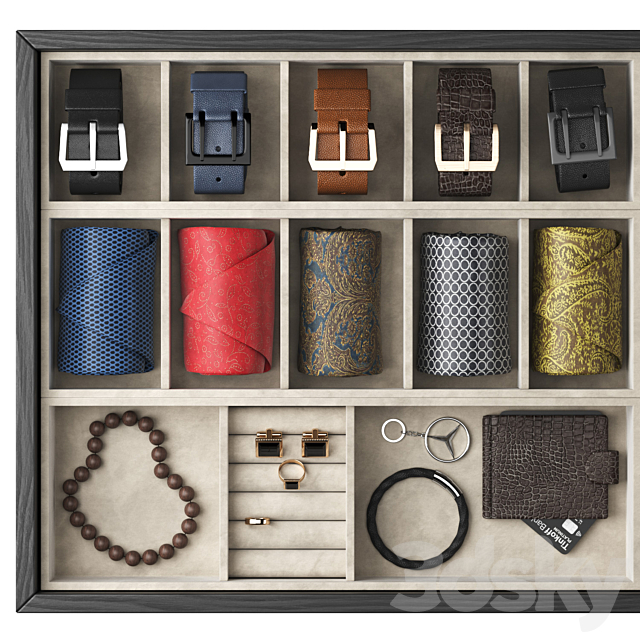 Accessories for men 3DS Max Model - thumbnail 4