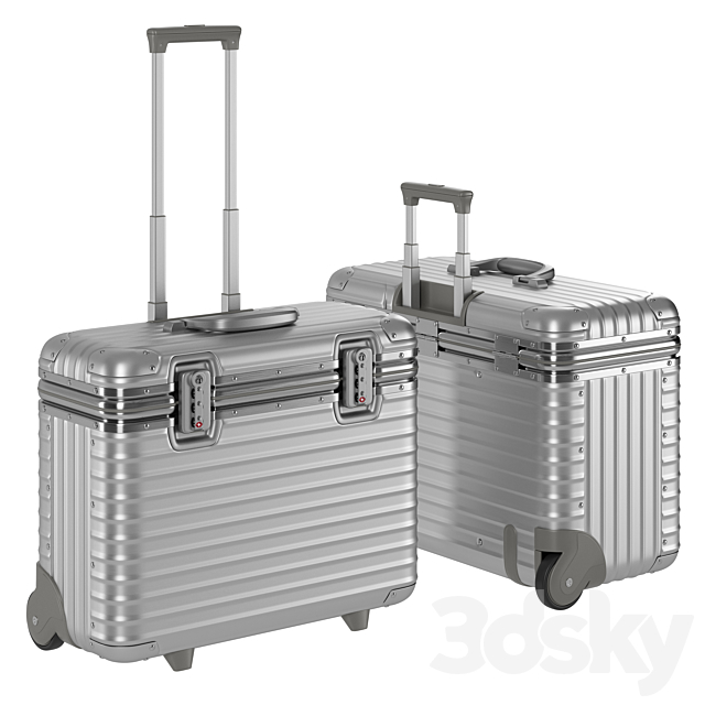 Aluminium Suitcase Rimowa Collection 3DSMax File - thumbnail 4