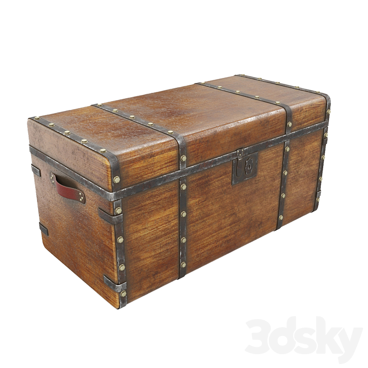 Antique Chest 1 3DS Max - thumbnail 1