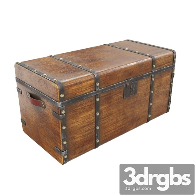 Antique chest 1 3dsmax Download - thumbnail 1