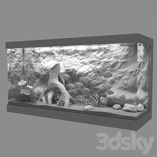 Aquarium 3DSMax File - thumbnail 4