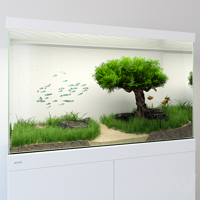 Aquarium _ aquarium 3ds Max - thumbnail 3