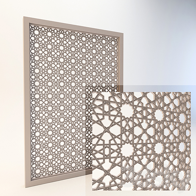 Arabic Partition 3DS Max Model - thumbnail 1