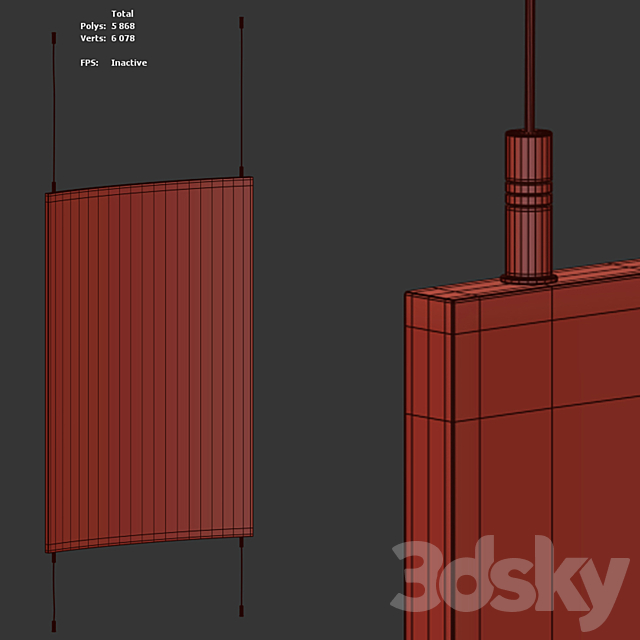 Arched panel ARC 3DS Max Model - thumbnail 7