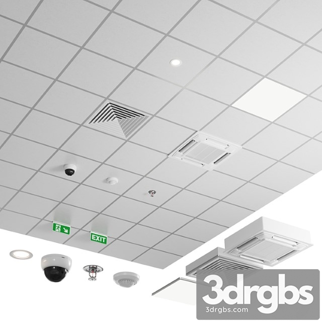 Armstrong ceiling classic 3dsmax Download - thumbnail 1