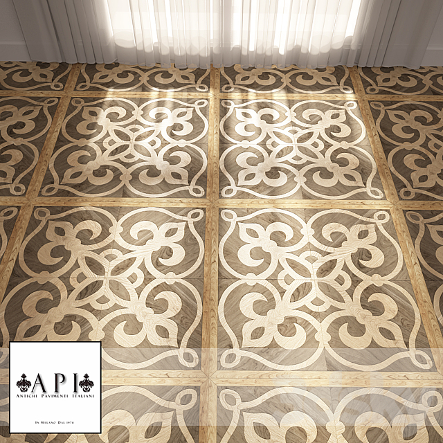 Art parquet 3 3DSMax File - thumbnail 3