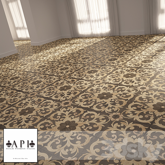 Art parquet 5 3DS Max Model - thumbnail 2