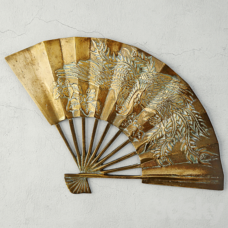 Asian Brass Fan 3DS Max Model - thumbnail 1