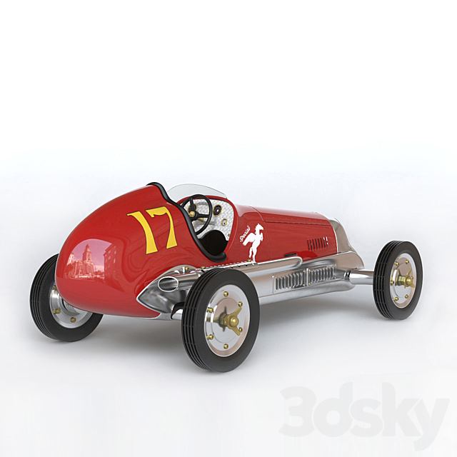 Authentic Models Super Car Spindizzy 3DSMax File - thumbnail 2