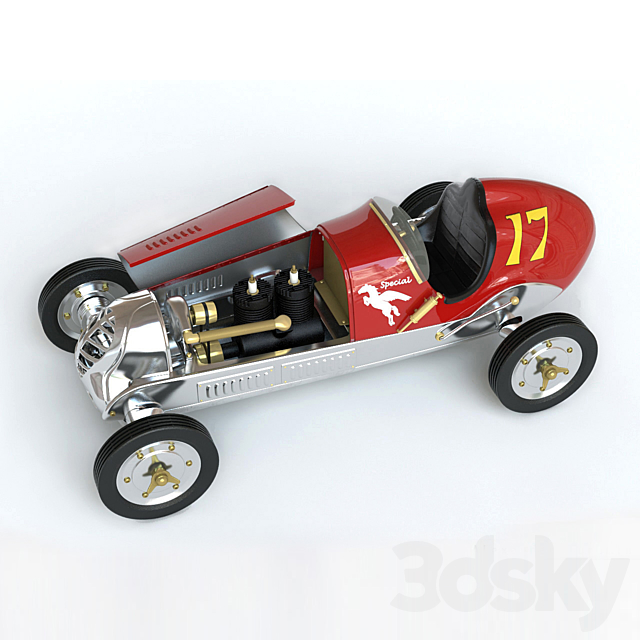 Authentic Models Super Car Spindizzy 3DSMax File - thumbnail 3