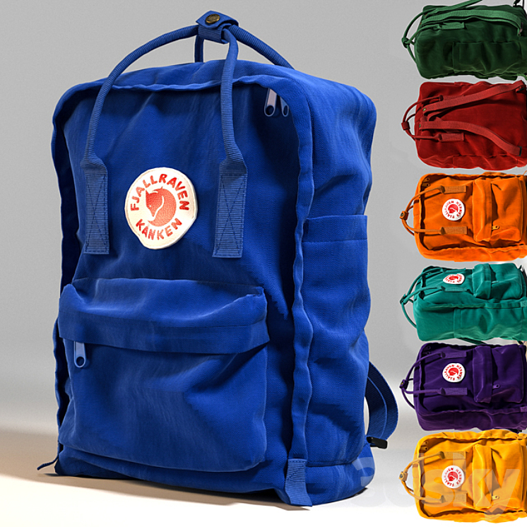 Backpack_FJALLRAVEN 3DS Max - thumbnail 1