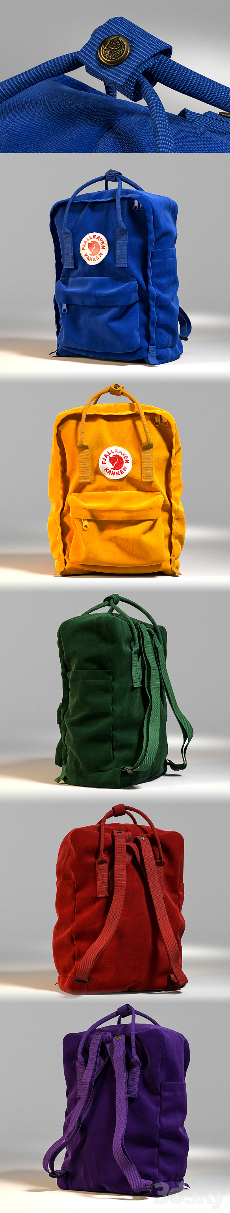 Backpack_FJALLRAVEN 3DS Max - thumbnail 2