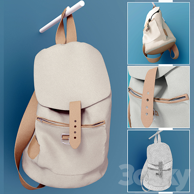 Bag-backpack 3DSMax File - thumbnail 1