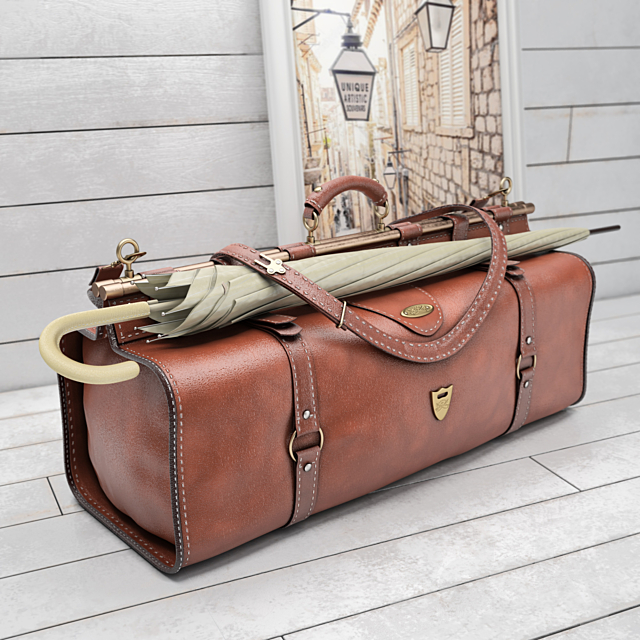 Bag colonel littleton 3ds Max - thumbnail 2