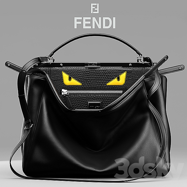 Bag fendi bags peekaboo 3DSMax File - thumbnail 1