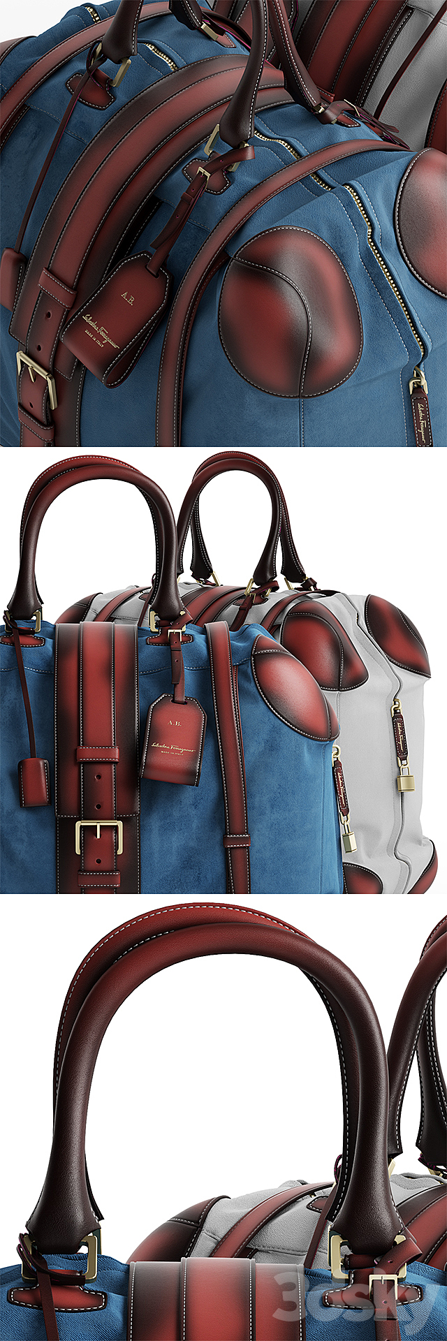 Bags salvatore ferragamo Bag 3DSMax File - thumbnail 2