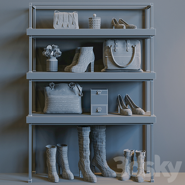 Bags & shoes 3DSMax File - thumbnail 3