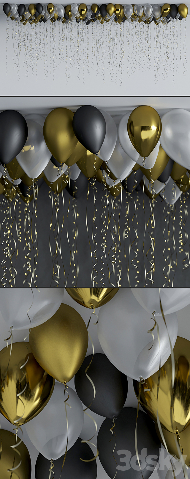 Balloons Set 2 3DSMax File - thumbnail 2