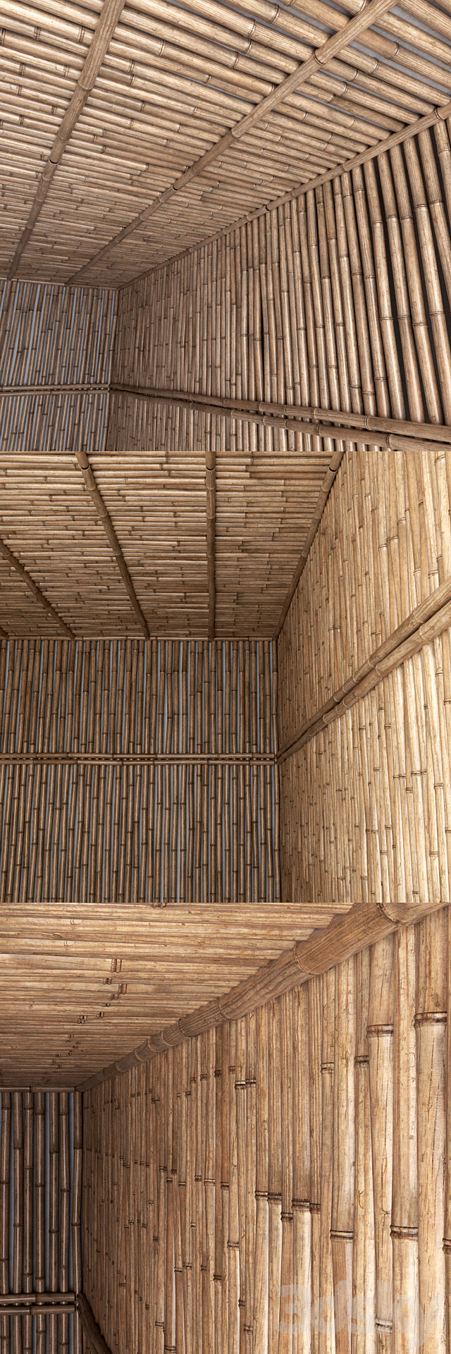 Bamboo ceiling _ Bamboo ceiling 3DSMax File - thumbnail 2