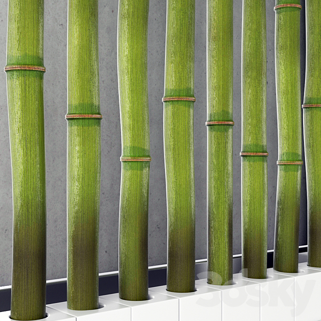 Bamboo decor 3DSMax File - thumbnail 2