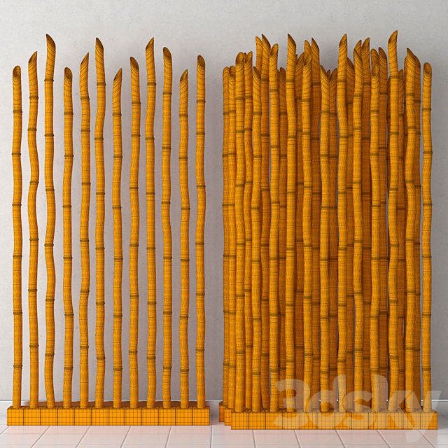 Bamboo decor 3DSMax File - thumbnail 3