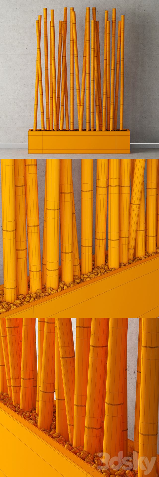 Bamboo decor _ Decor of bamboo 3DSMax File - thumbnail 3