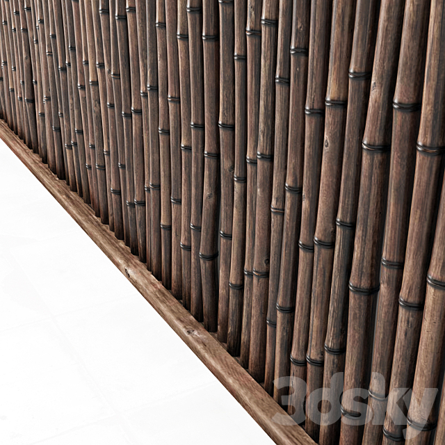 Bamboo decor Big frame Final 3DSMax File - thumbnail 2