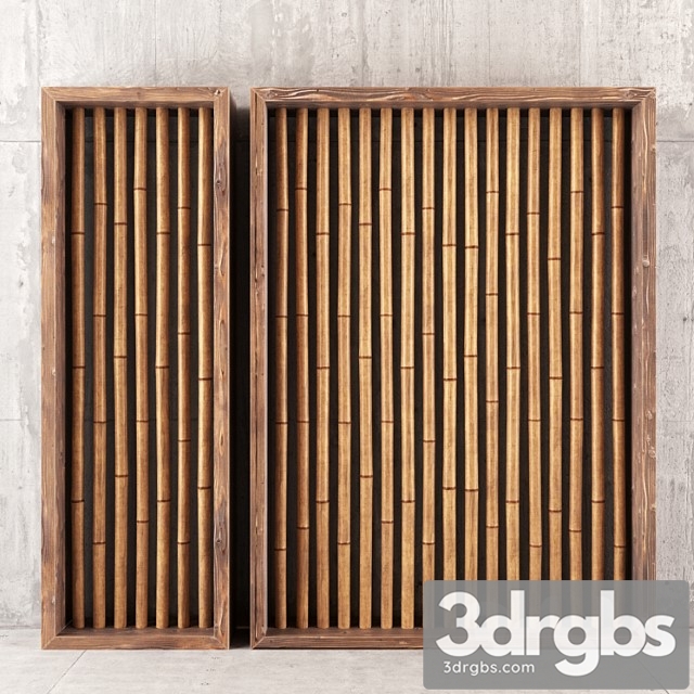 Bamboo decor dranch 3dsmax Download - thumbnail 1