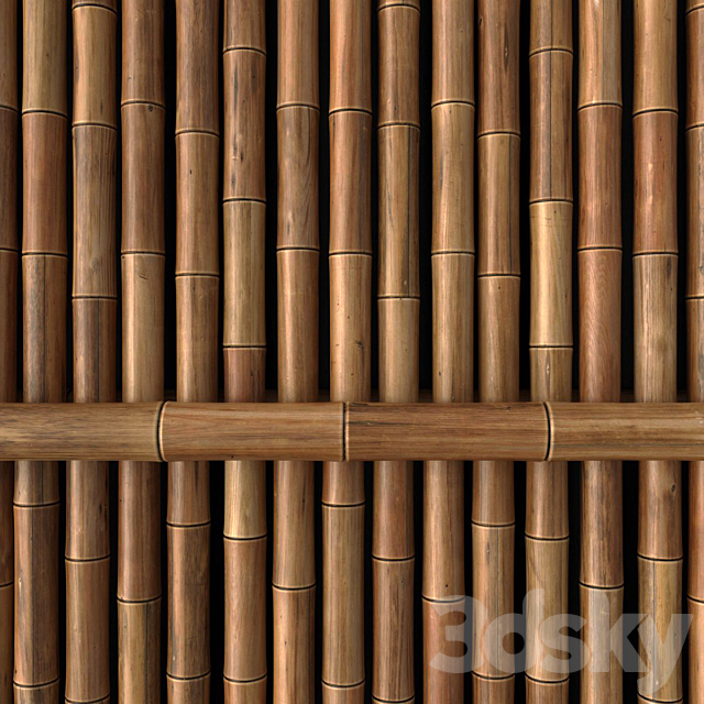 Bamboo decor n22 3DS Max Model - thumbnail 4