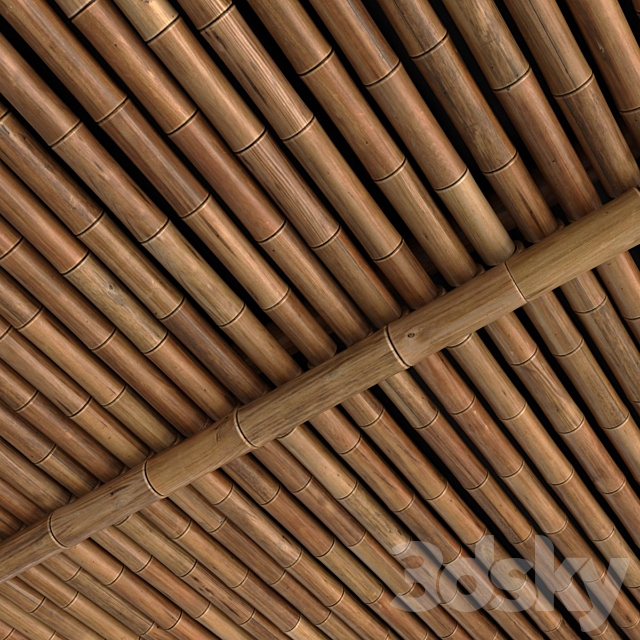 Bamboo decor n22 3DS Max Model - thumbnail 5