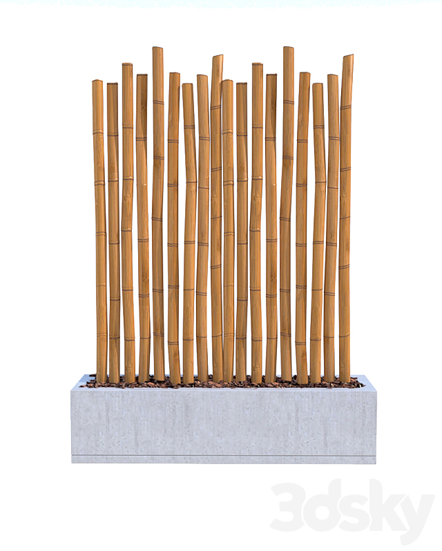 Bamboo Sticks 3DS Max Model - thumbnail 2