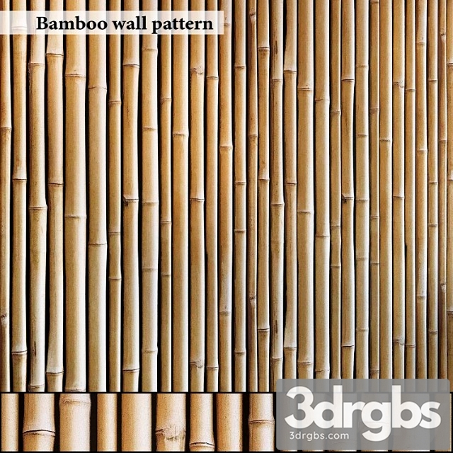 Bamboo wall seamless 3dsmax Download - thumbnail 1