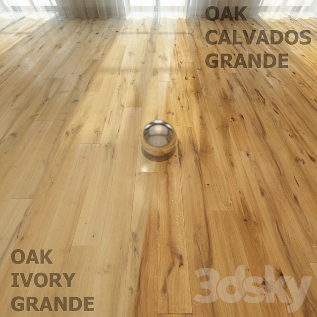 Barlinek OAK CALVADOS GRANDE_OAK IVORY GRANDE 3ds Max - thumbnail 1