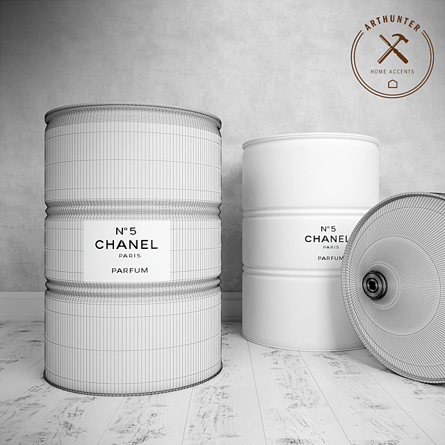 BARREL «CHANEL» 3DS Max Model - thumbnail 2