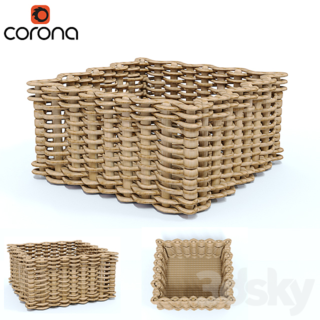 basket 3DSMax File - thumbnail 1