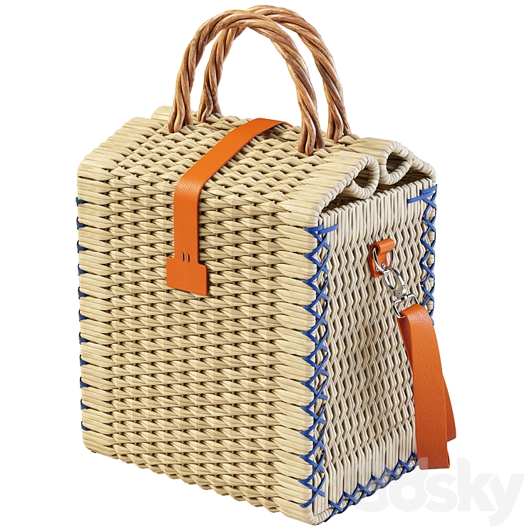 Basket Bag 3DS Max - thumbnail 1