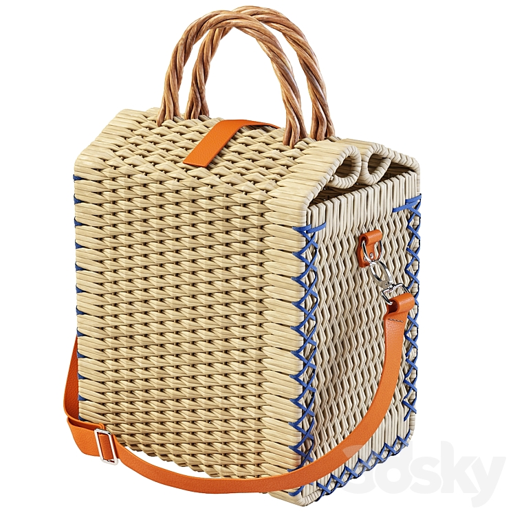 Basket Bag 3DS Max - thumbnail 2