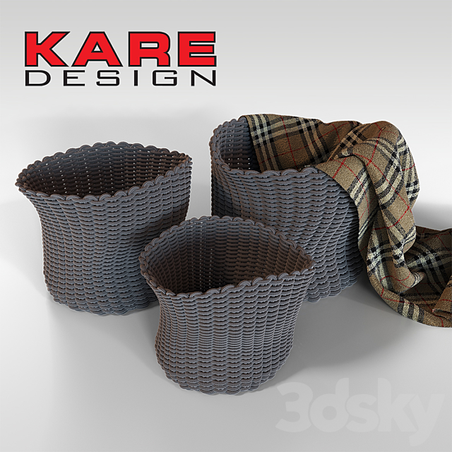 Basket Rope Round 3DSMax File - thumbnail 1