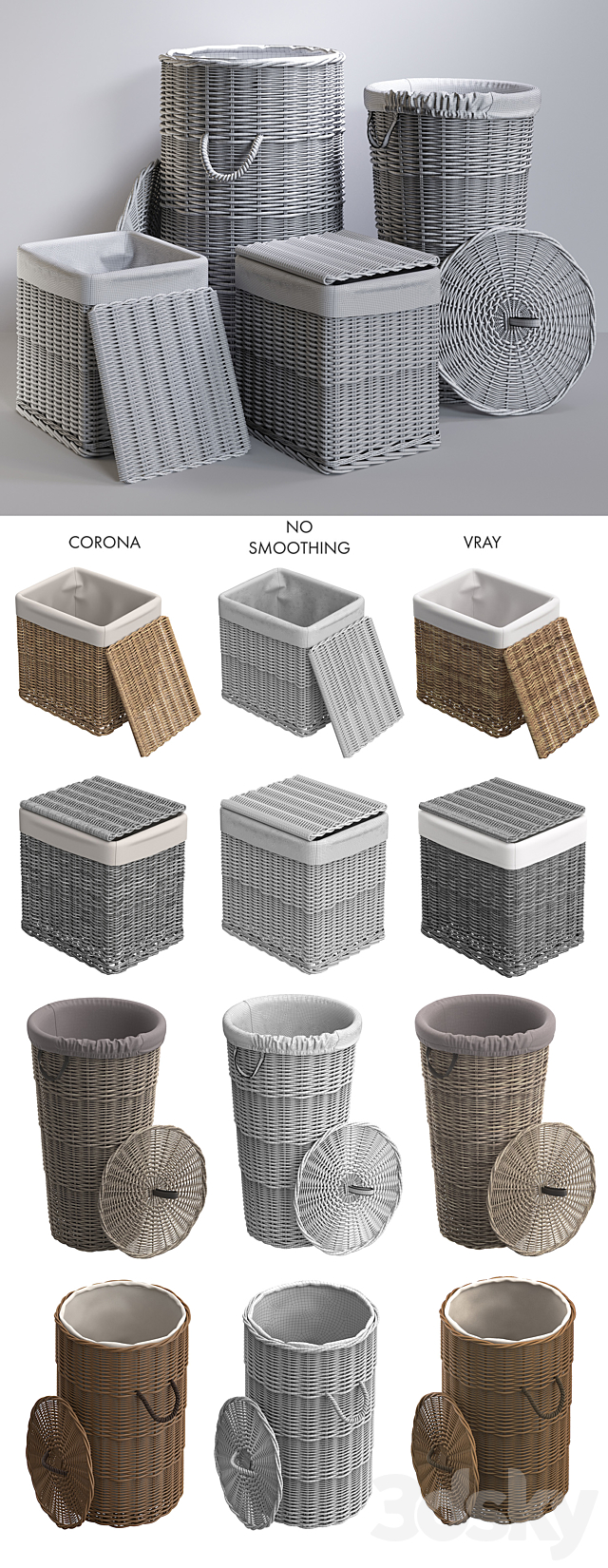 Baskets 1 (For perezalivku) 3DSMax File - thumbnail 3