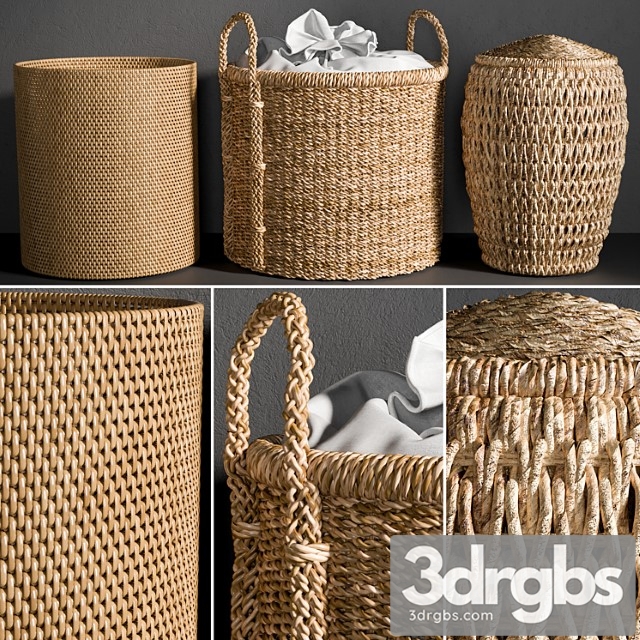 Baskets 4 3dsmax Download - thumbnail 1