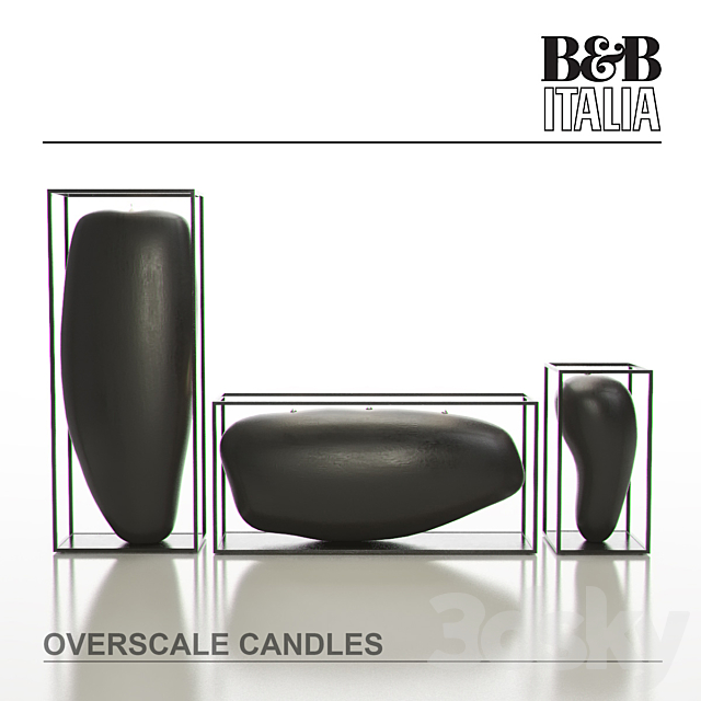 B&B ITALIA OVERSCALE Candles 3DSMax File - thumbnail 1