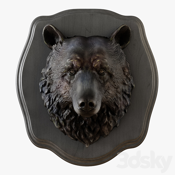 Bear head 3DS Max - thumbnail 1