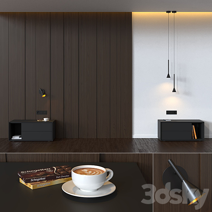 Bedroom Decor 4. 3DS Max - thumbnail 1