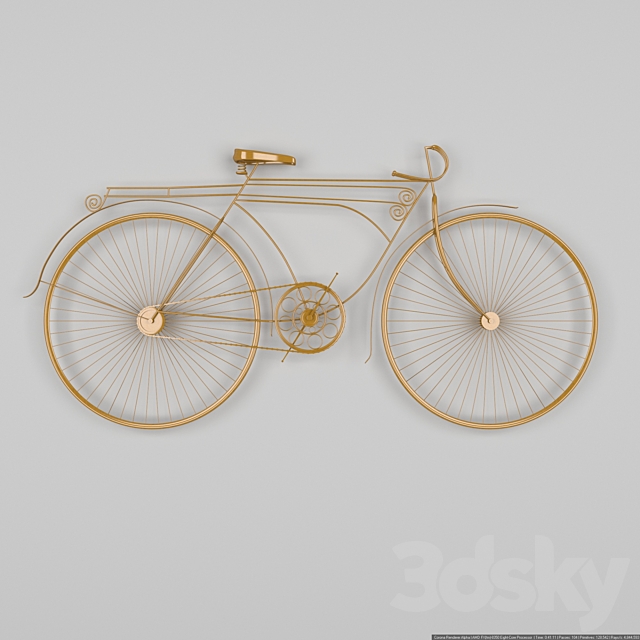 Bicycle decoration 3DSMax File - thumbnail 1