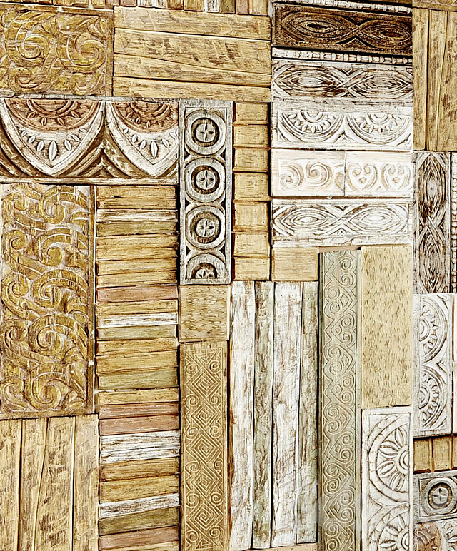 Board decor. Panel carving carved decor wall decor plank panel wooden decor boards wooden wall panel slats 3DS Max Model - thumbnail 2