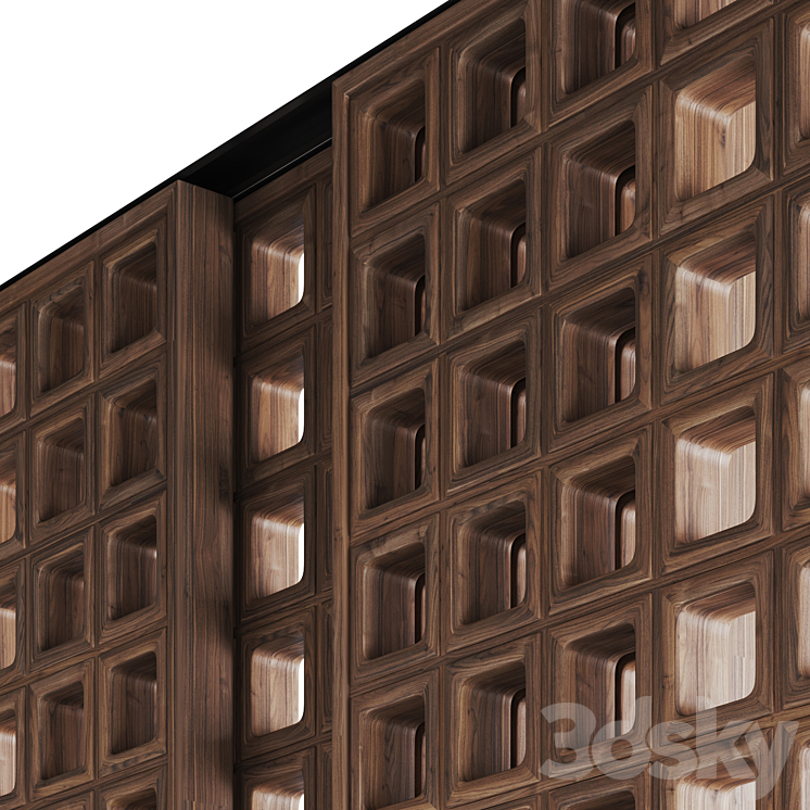 BOGART Decorative sliding partition from Mezzo 3DS Max Model - thumbnail 2